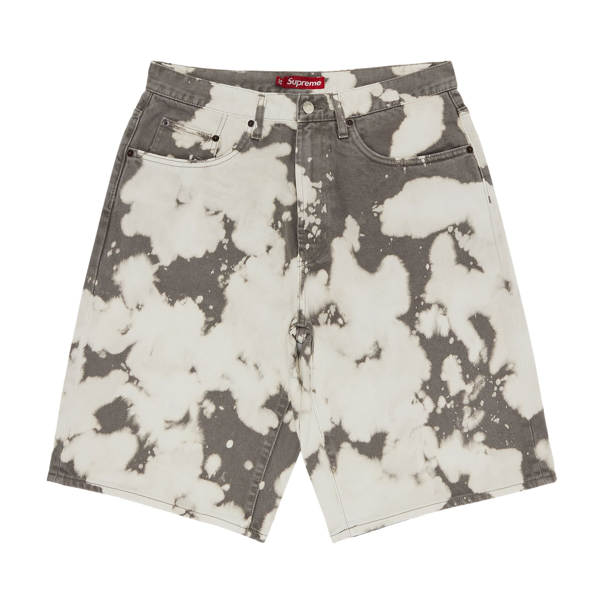 【最安値】 Buy Supreme BLEACHED SS25SH8 - 'Bleached' Short Denim Baggy パンツ