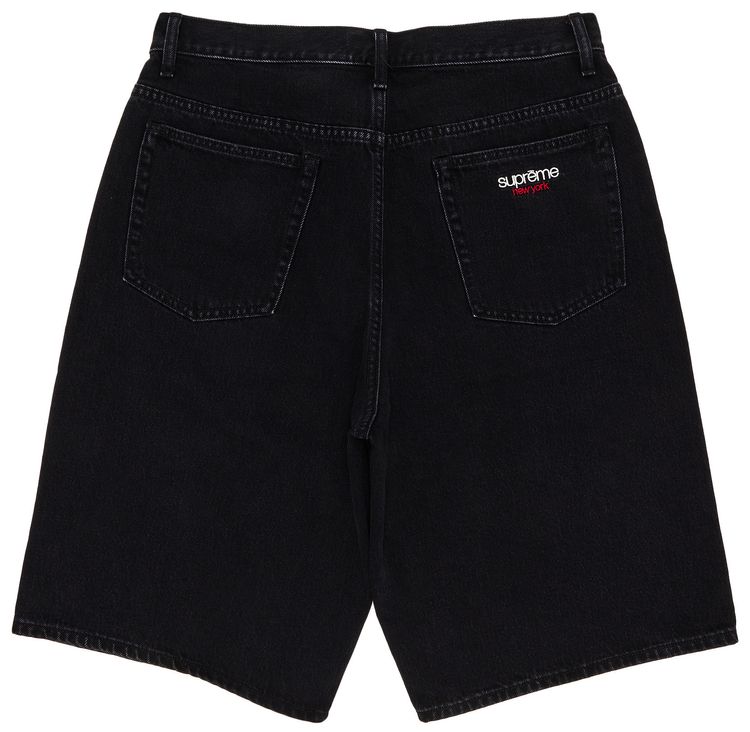 Supreme Baggy Denim Short Black