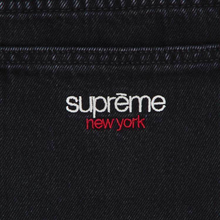 Supreme Baggy Denim Short Black