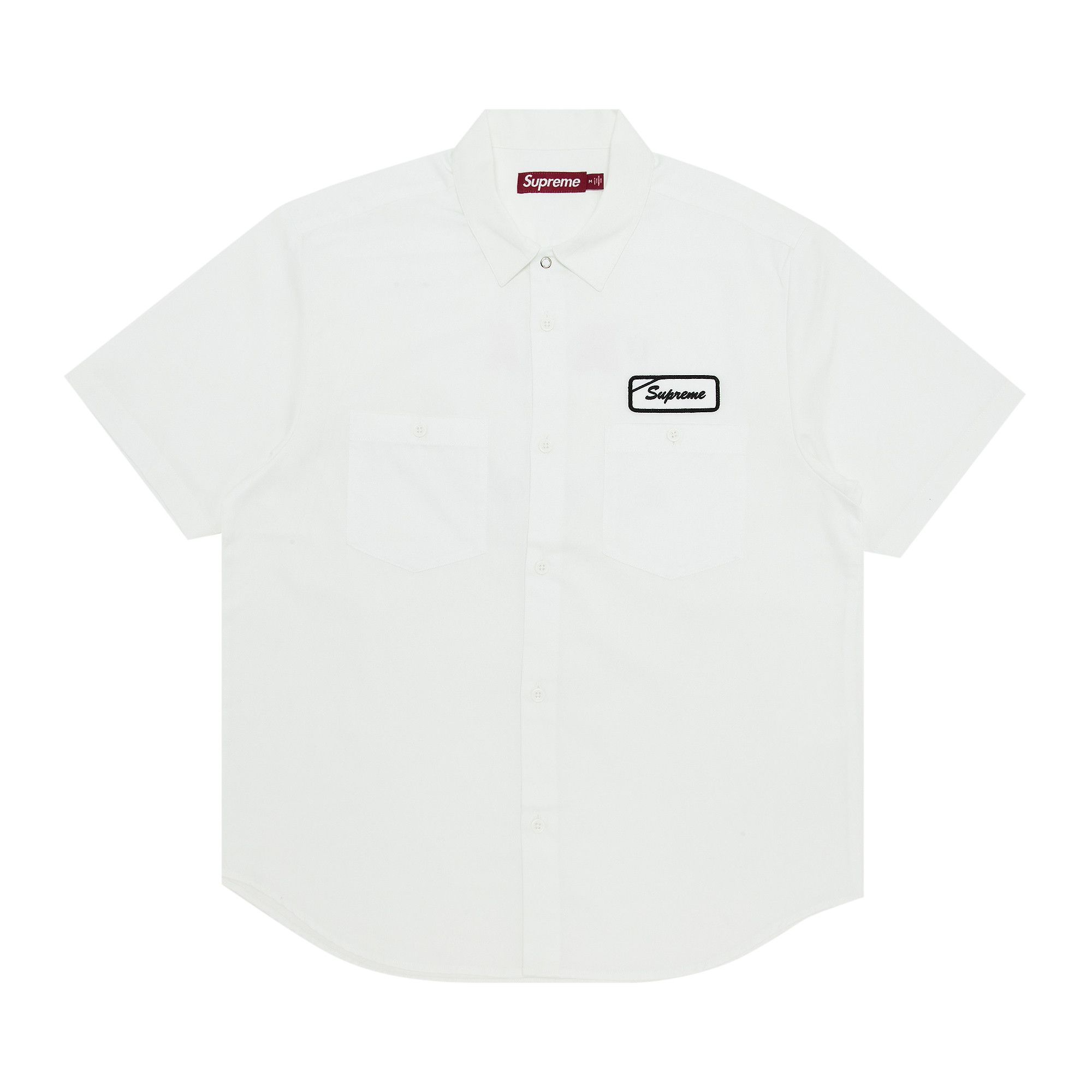 Buy Supreme Bitch Short-Sleeve Work Shirt 'White' - SS25S46 WHITE