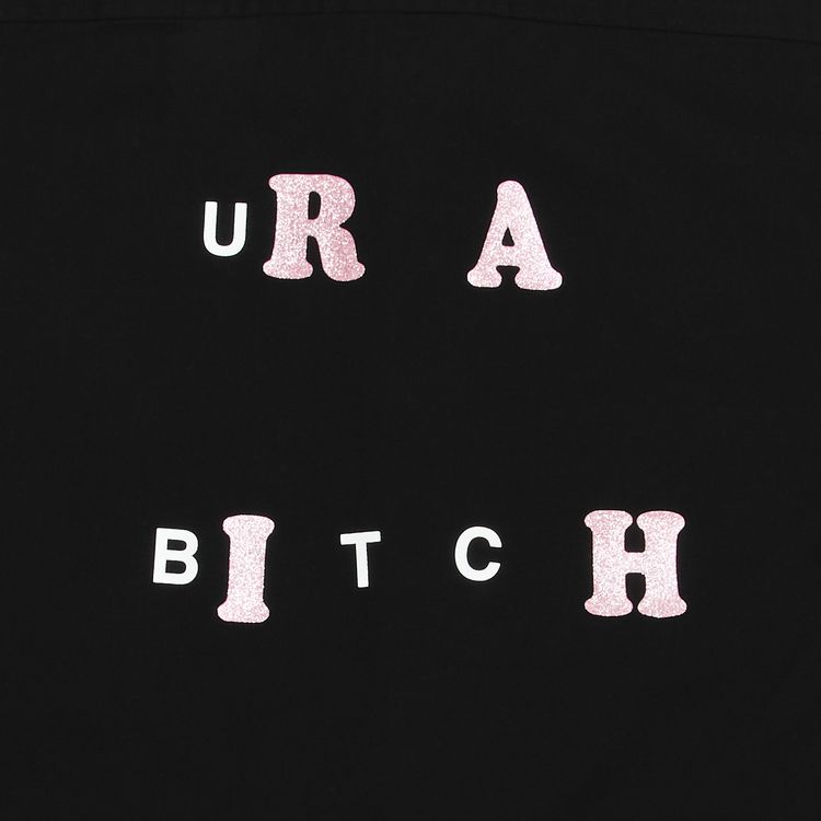 Supreme Bitch Short Sleeve Work Shirt Black