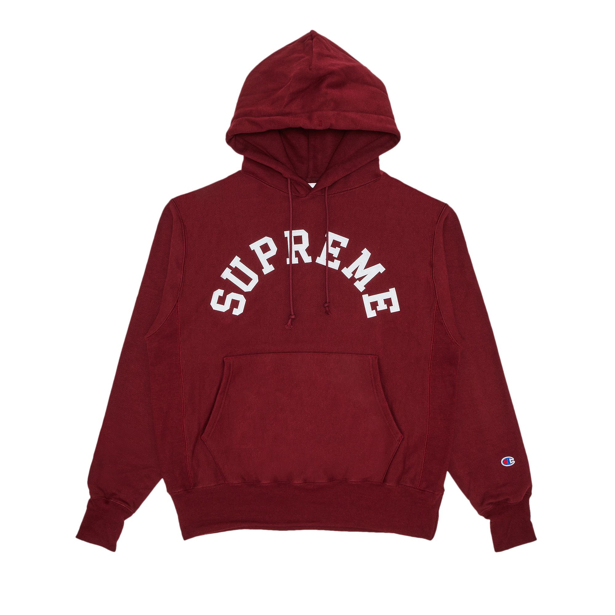 Buy Supreme Champion Hooded Sweatshirt 'Cardinal' - SS25SW57