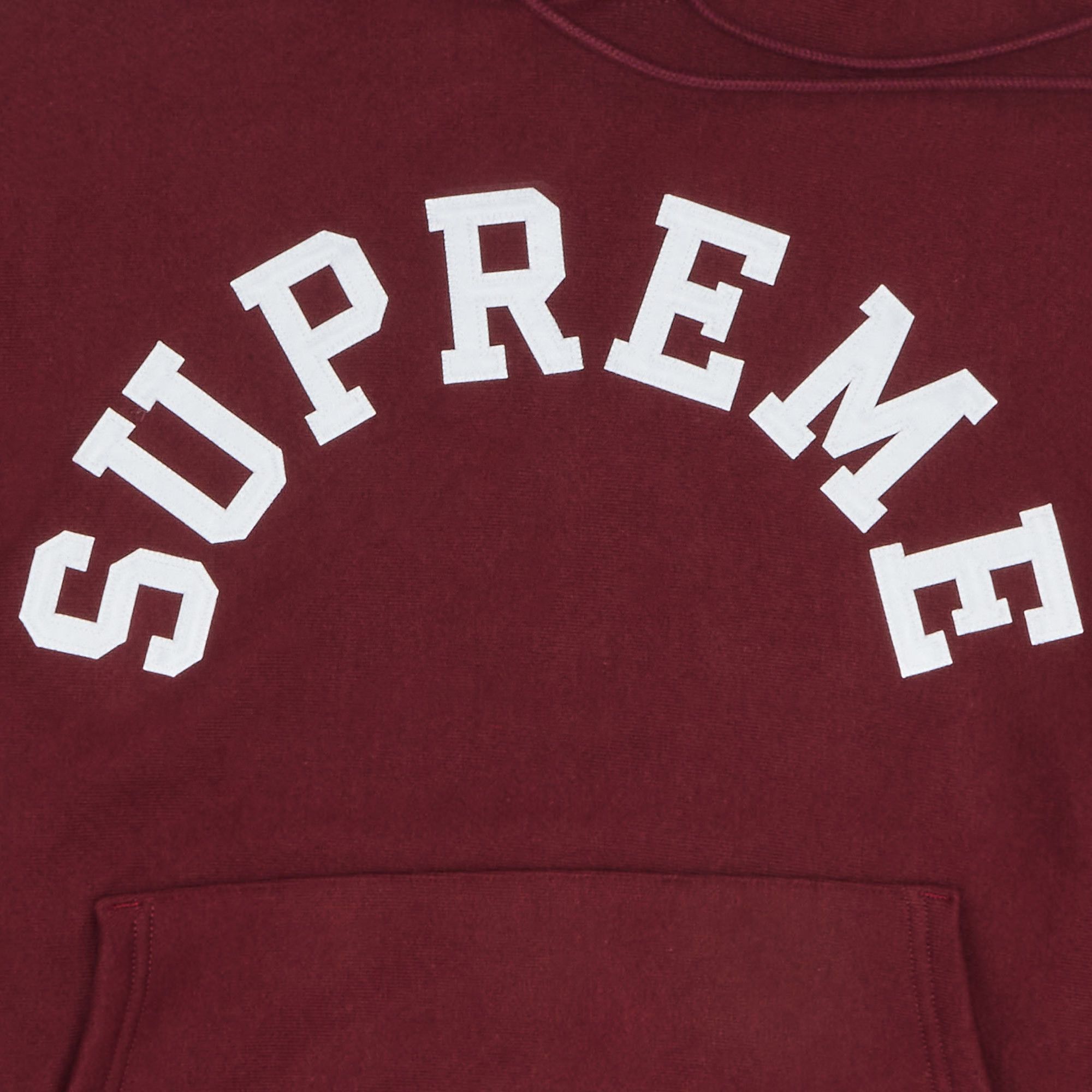 Buy Supreme Champion Hooded Sweatshirt 'Cardinal' - SS25SW57