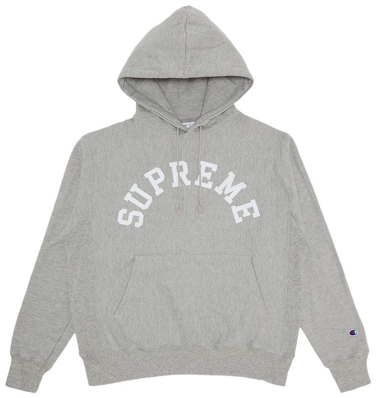 Supreme Champion Hooded Sweatshirt Heather Grey