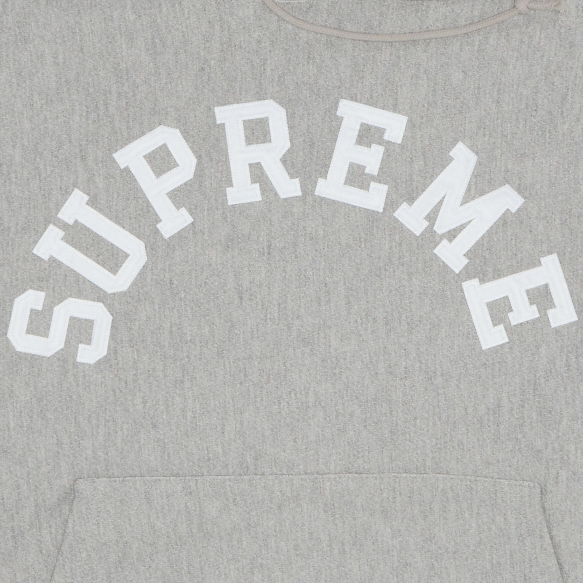 【Supreme x Champion】Hooded Sweatshirt Heather Grey - 25SS Supreme Champion Hooded Sweatshirt (SS25) Heather Grey Men's