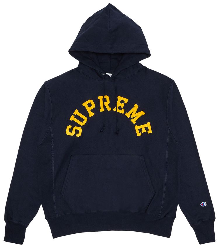 Supreme Champion Hooded Sweatshirt Navy