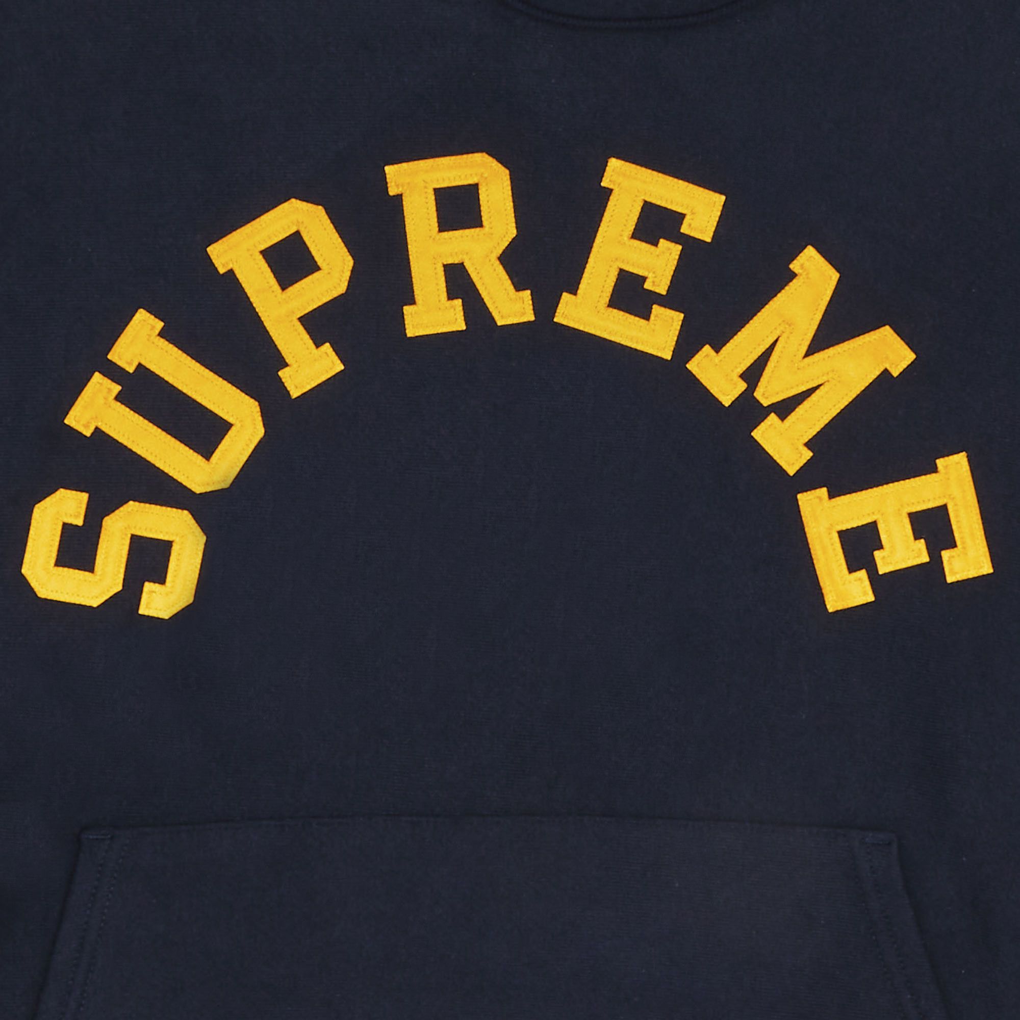 【Supreme x Champion】Hooded Sweatshirt Navy - 25SS Supreme Champion Hooded Sweatshirt Navy Men's - FW16 - US