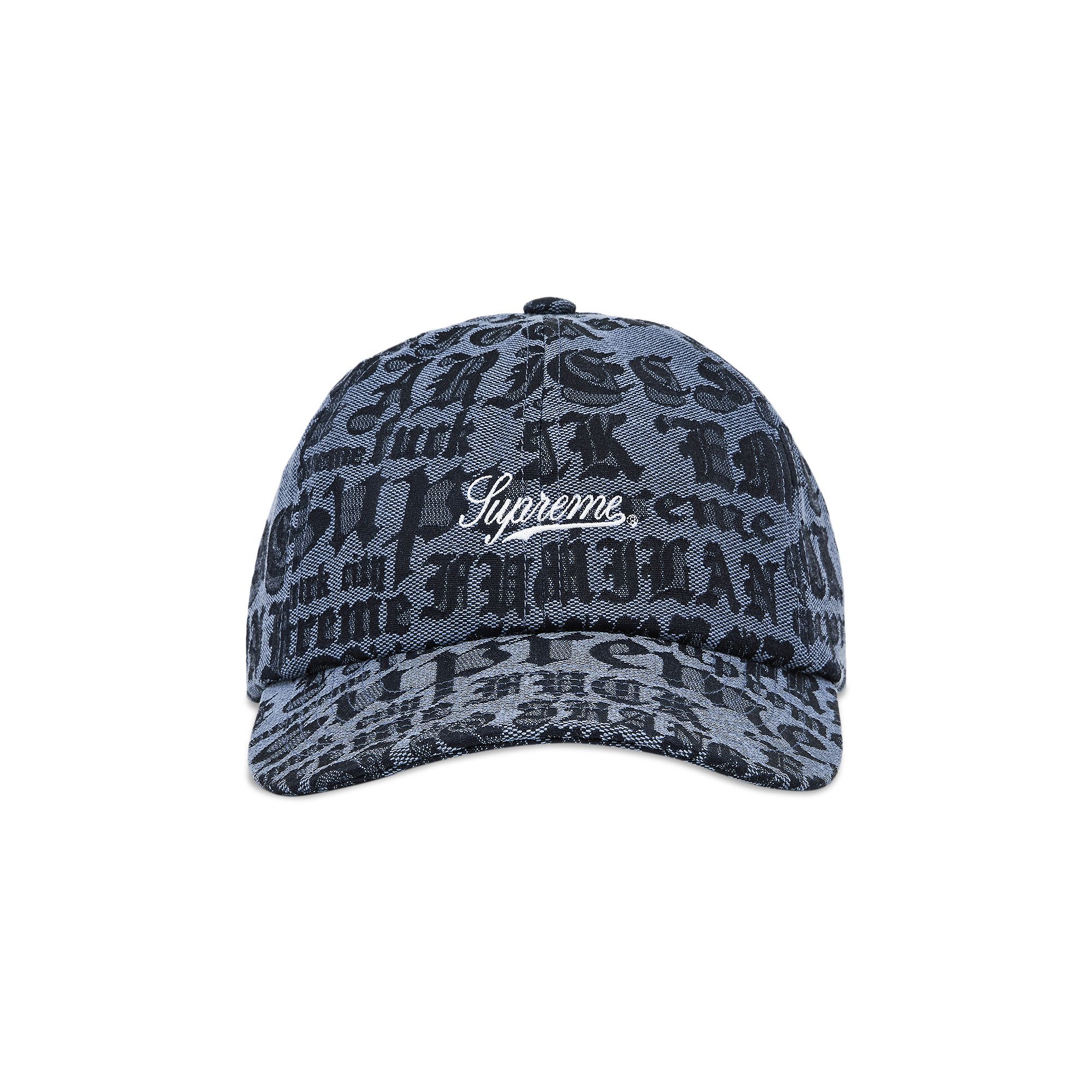 低価格で大人気の Buy BLUE SS25H65 - 'Blue' 6-Panel Jacquard Cities Supreme 帽子