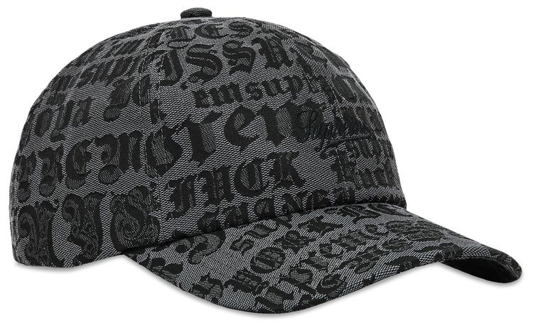 Supreme Cities Jacquard 6 Panel Black