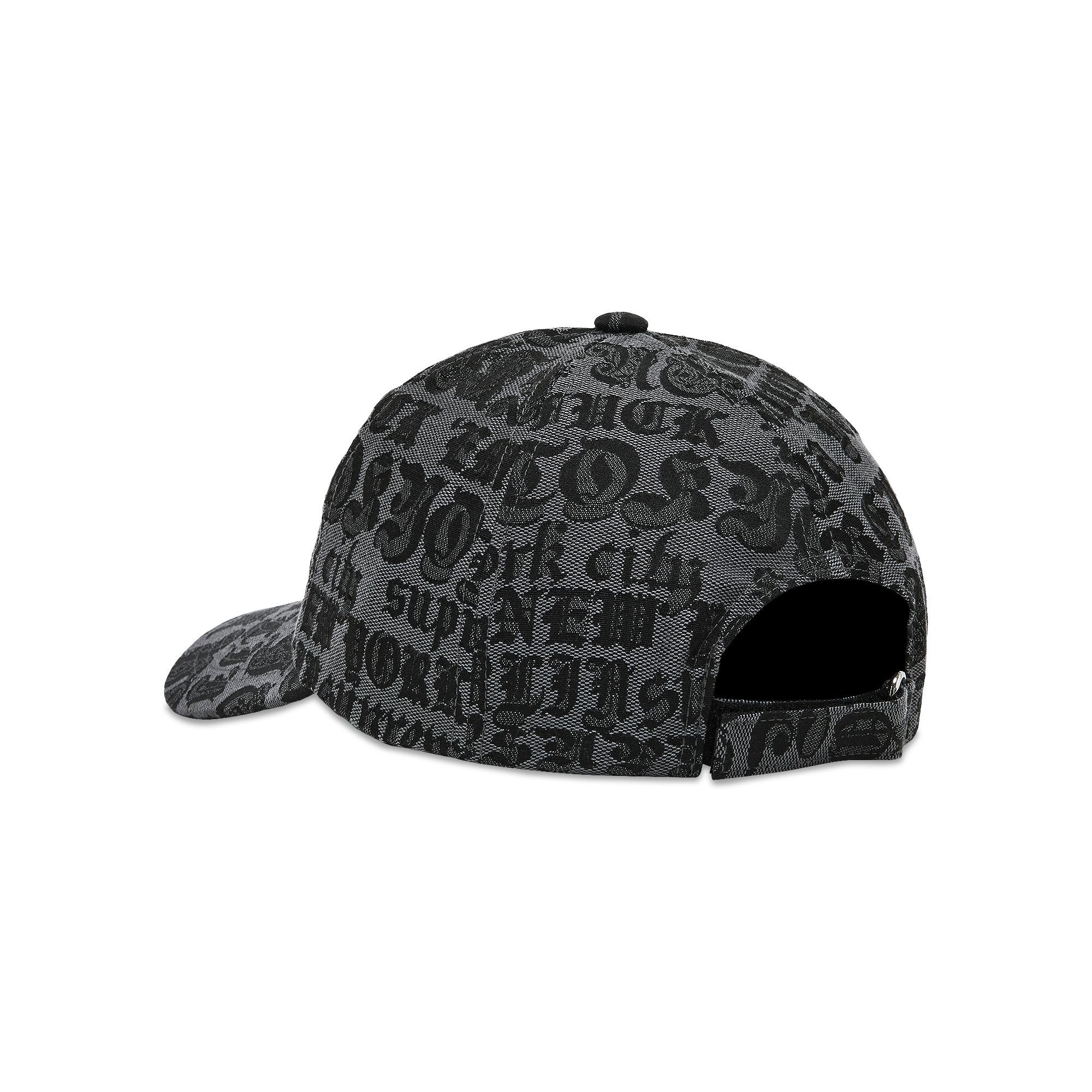 Buy Supreme Cities Jacquard 6-Panel 'Black' - SS25H65 BLACK