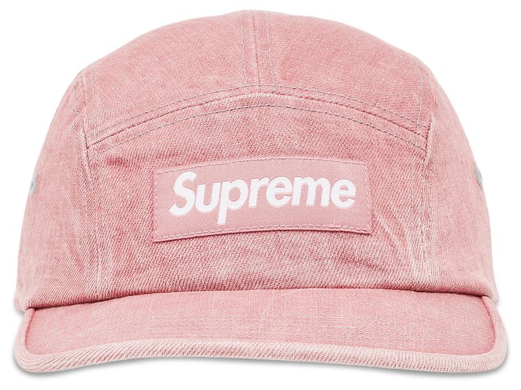 Supreme Denim Camp Cap Pink
