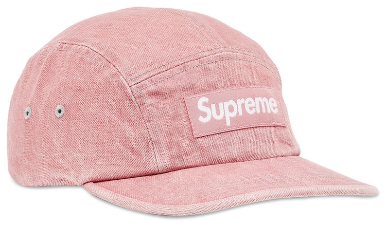 Supreme Denim Camp Cap Pink