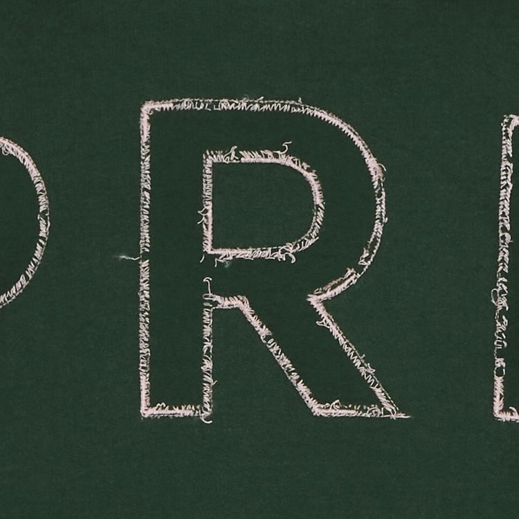 Supreme Frayed Hooded Sweatshirt Pine