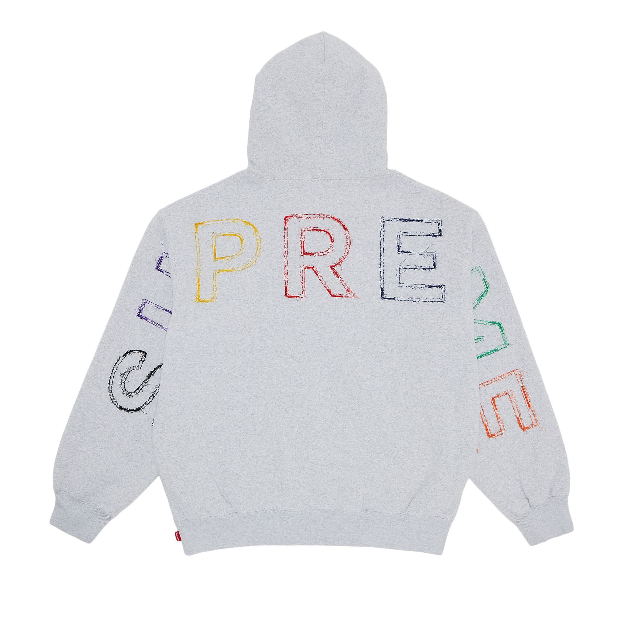 【Supreme】Frayed Hooded Sweatshirt★Ash Grey★25SS★ Supreme Frayed Hooded Sweatshirt Heather Grey Men's - SS25 - US