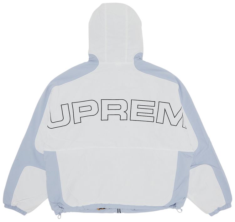 Supreme Faux Fur Reversible Hooded Track Jacket White