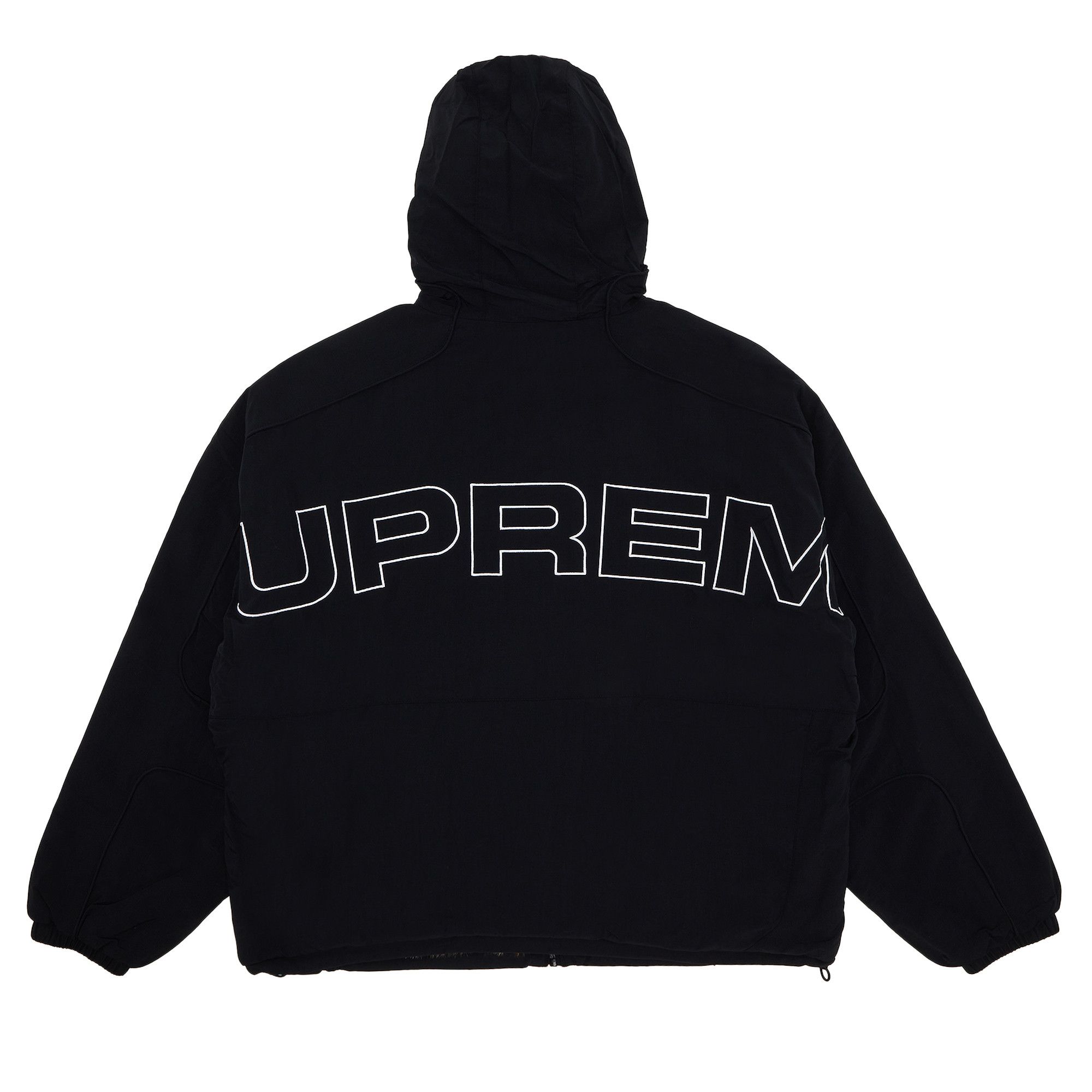 Buy Supreme Faux Fur Reversible Hooded Track Jacket 'Black Buy Supreme Faux Fur Reversible Hooded Track Jacket 'Black