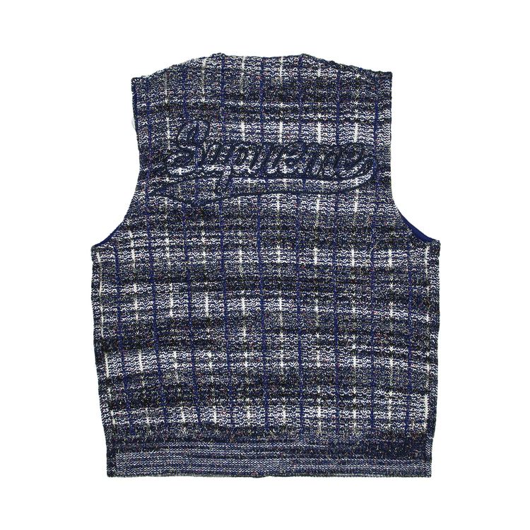 Buy Supreme Speckled Zip Up Sweater Vest 