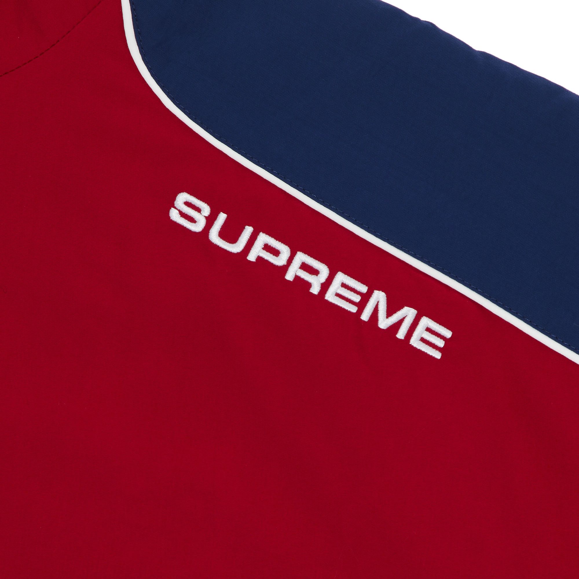 Buy Supreme Faux Fur Reversible Hooded Track Jacket 'Red Buy Supreme Faux Fur Reversible Hooded Track Jacket 'Red