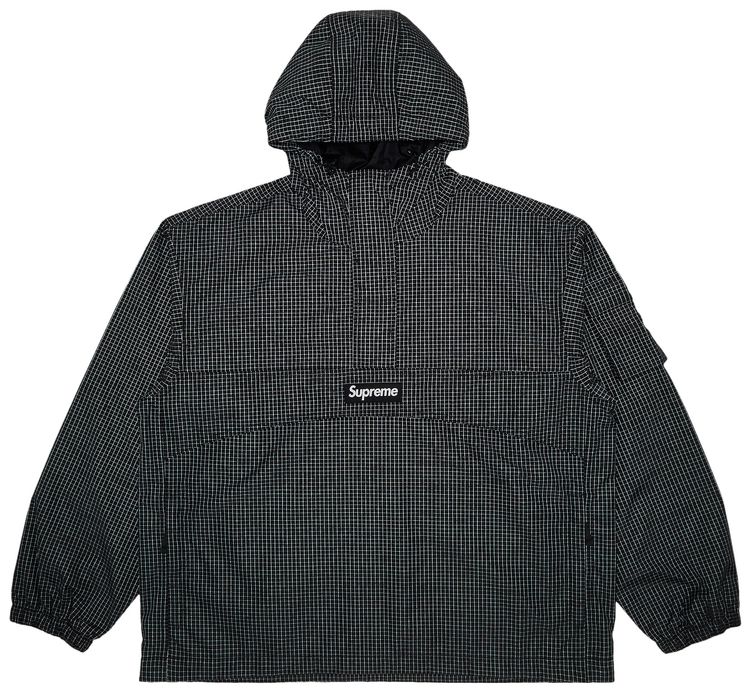 Supreme Reflective Ripstop Anorak Black