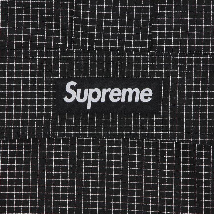 Supreme Reflective Ripstop Anorak Black