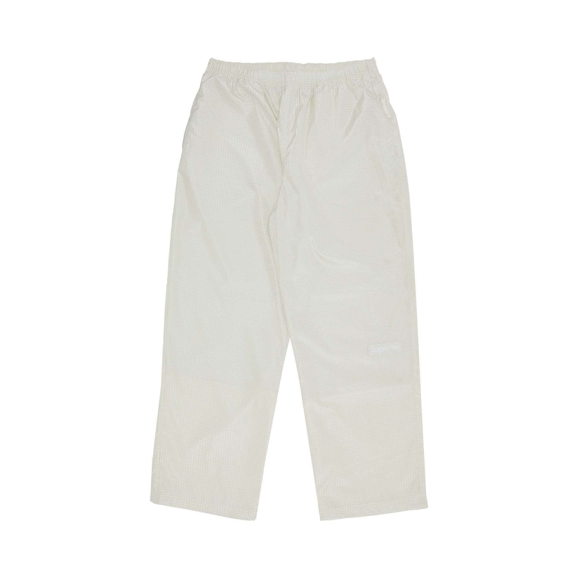 Buy Supreme Reflective Ripstop Track Pant 'White' - SS25P79