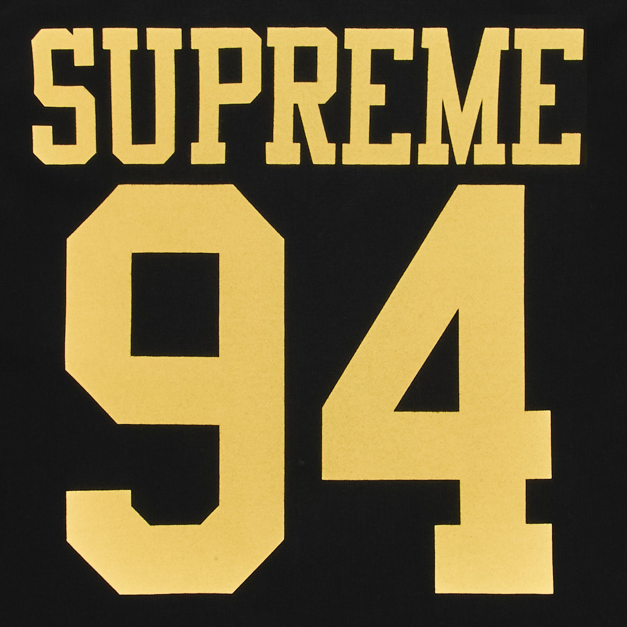Buy Supreme Split Short-Sleeve Football Top 'Black Buy Supreme Split Short-Sleeve Football Top 'Black