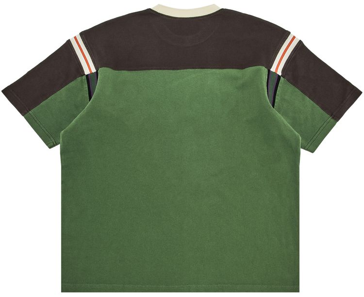 Supreme Split Short Sleeve Football Top Green