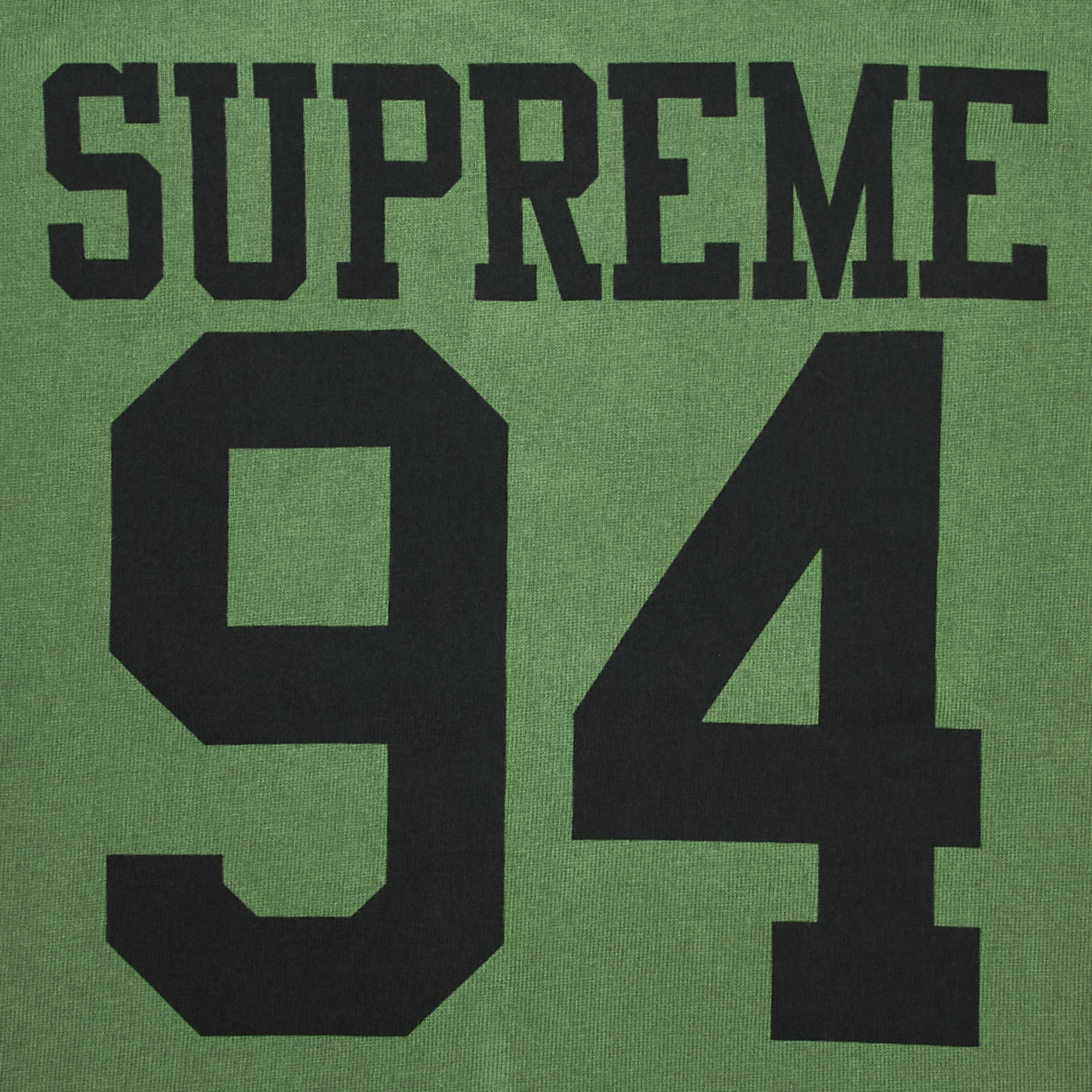 Buy Supreme Split Short-Sleeve Football Top 'Green Buy Supreme Split Short-Sleeve Football Top 'Green