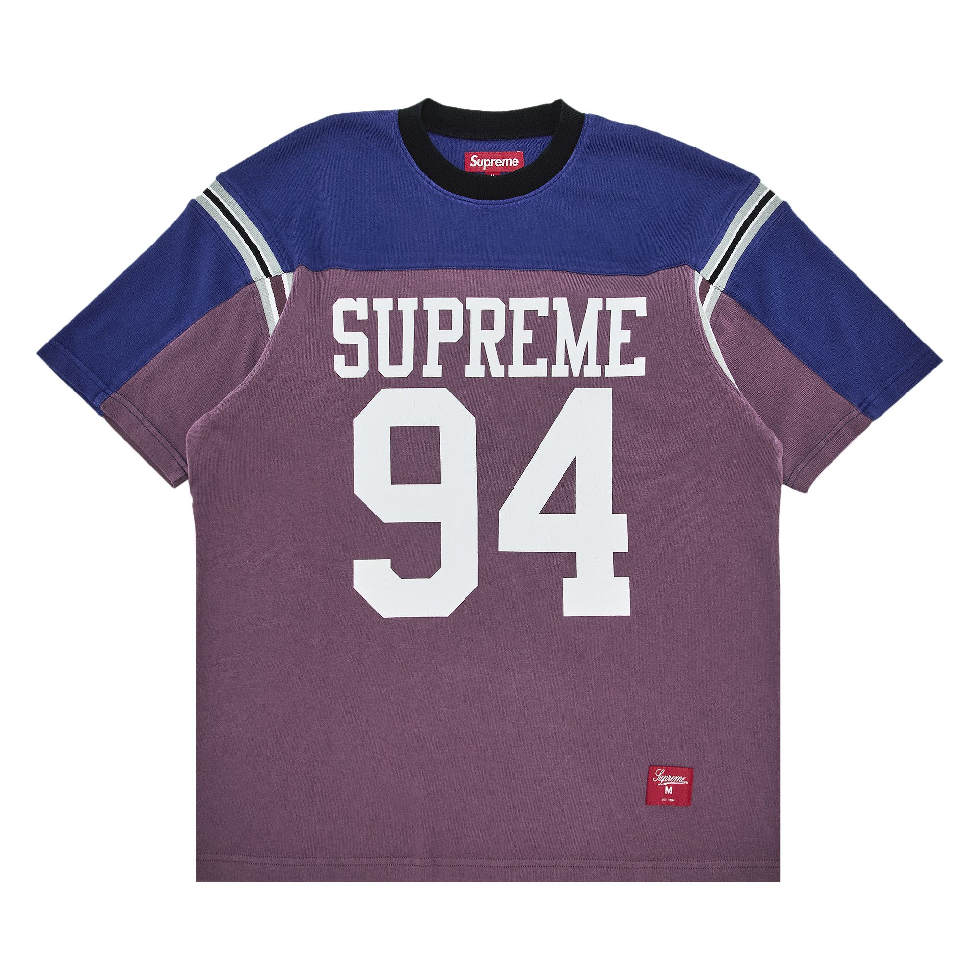 Buy Supreme Split Short-Sleeve Football Top 'Purple Buy Supreme Split Short-Sleeve Football Top 'Purple