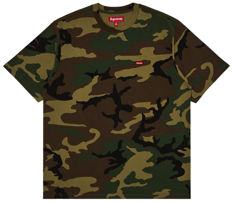 Supreme Small Box Tee Woodland Camo