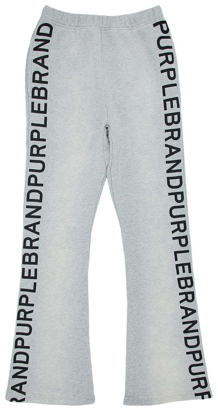 PURPLE BRAND HWT Fleece Flared Pant Heather