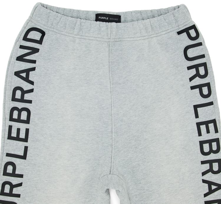 PURPLE BRAND HWT Fleece Flared Pant Heather