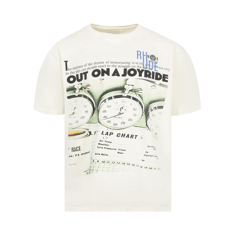 Rhude Joyride Tee Vintage White
