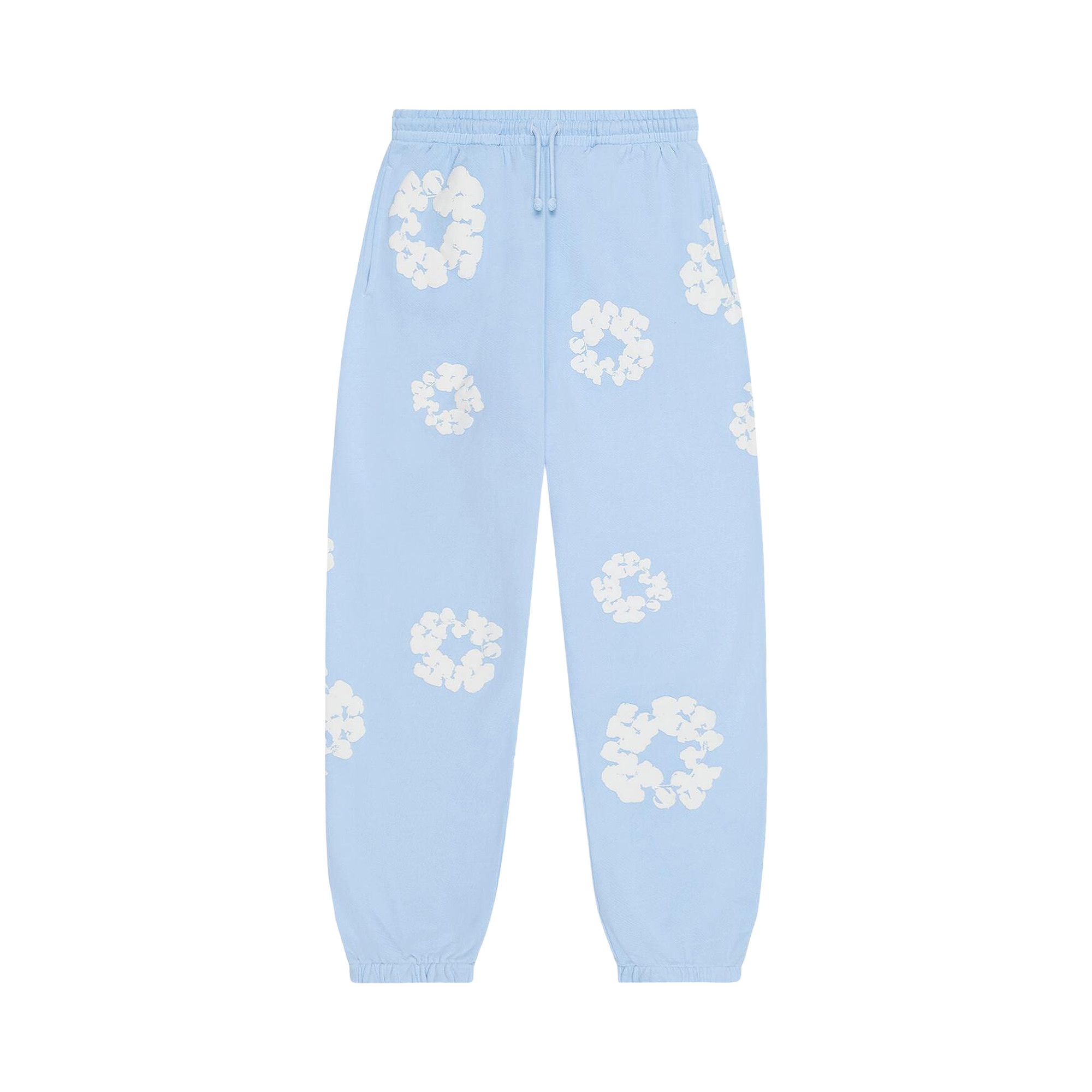 Buy Denim Tears The Cotton Wreath Sweatpants 'Powder Blue