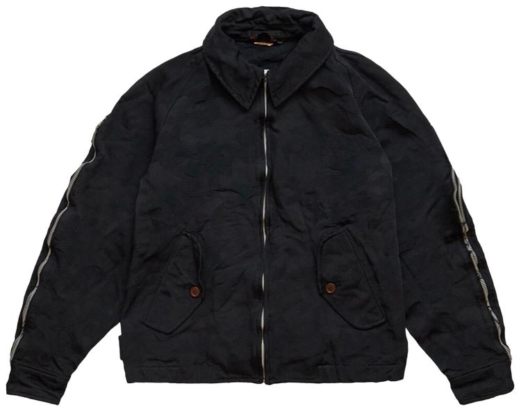 Comme des Garcons Black Tonal Camo Jacket Black