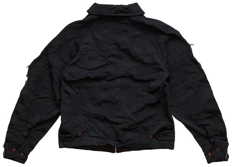 Comme des Garcons Black Tonal Camo Jacket Black