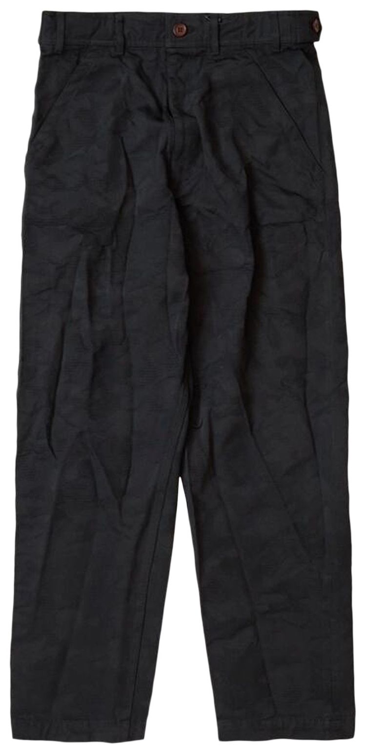 Comme des Garcons Black Tonal Camo Pants Black