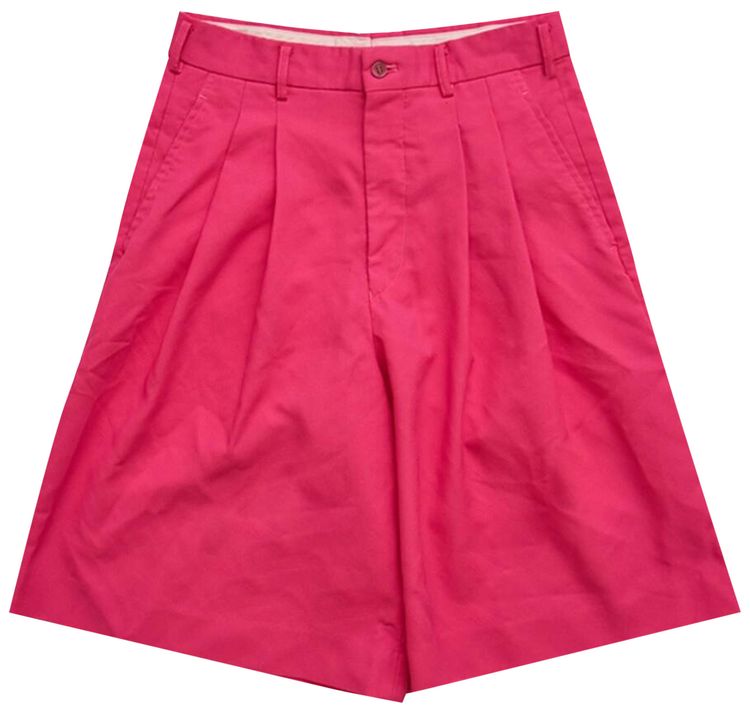 Comme des Garcons Homme Plus Bright Shorts Pink