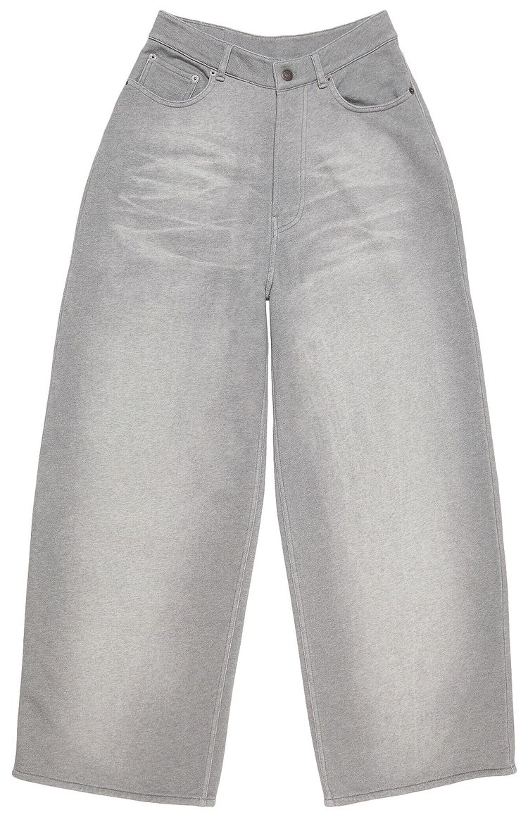Acne Studios Loose Fit Trousers Grey