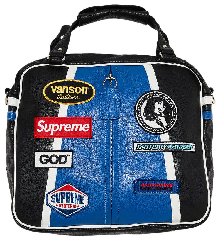 Supreme x HYSTERIC GLAMOUR x Vanson Leather Bag Black