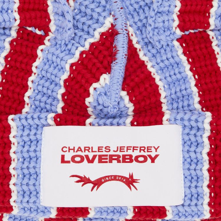 Charles Jeffrey Loverboy Chunky Ears Beanie RedBlue