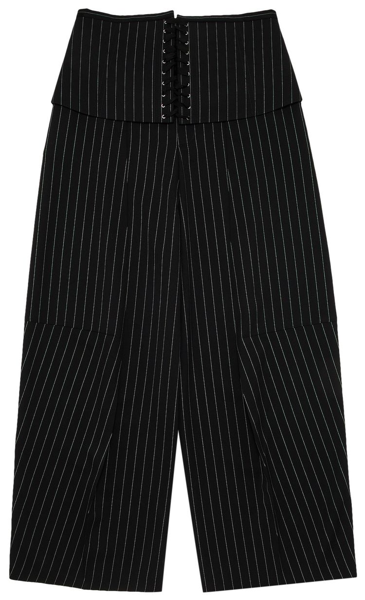 Jean Paul Gaultier Reversed Corset Tailored Pant BlackWhite