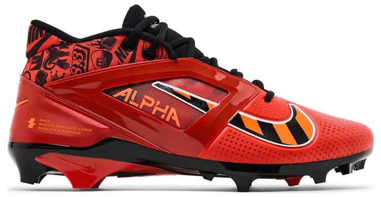 Nike Alpha Menace 4 Pro Picante Red Black
