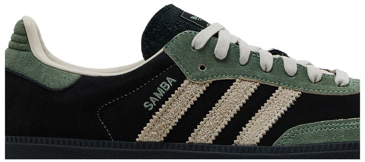 adidas Wmns Samba OG Black Silver Green