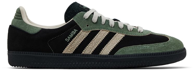 adidas Wmns Samba OG Black Silver Green