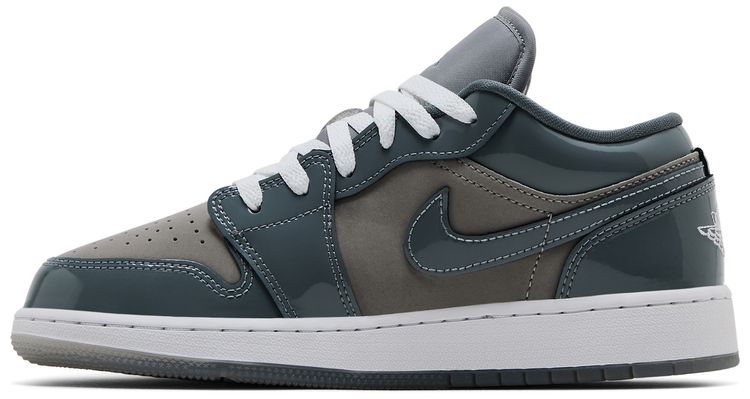 Air Jordan 1 Low GS Patent Cool Grey