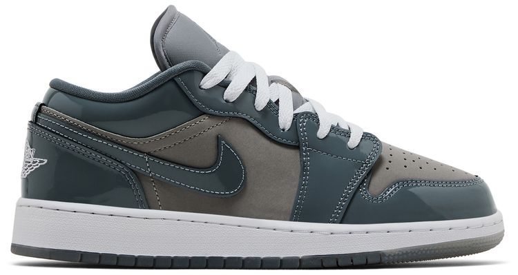 Air Jordan 1 Low GS Patent Cool Grey