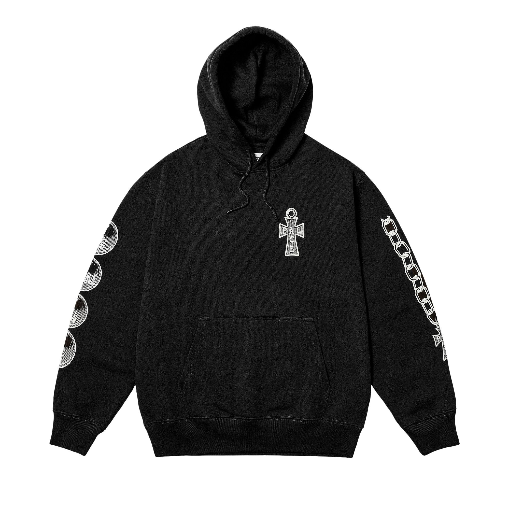 トップス PALACE SHATTER ZIP HOOD BLACK palace 1726484752-palace-winter-2024-
