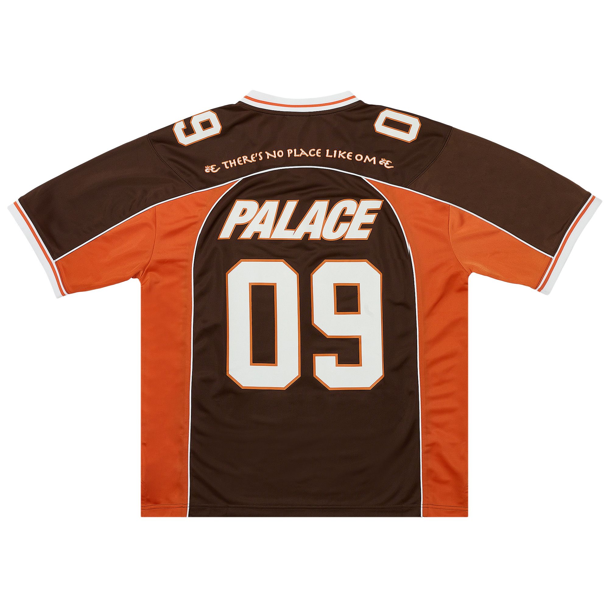 Buy Palace Om Mesh Jersey 'Brown' - P28ES091 | GOAT