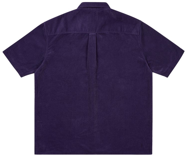 Palace Washed Cord Shirt Purple